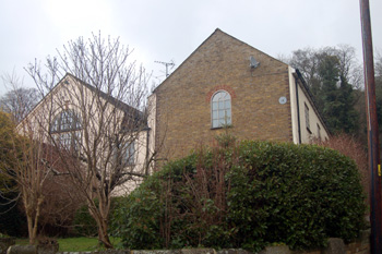 The rear of the former Methodist chapel and Sunday school February 2010